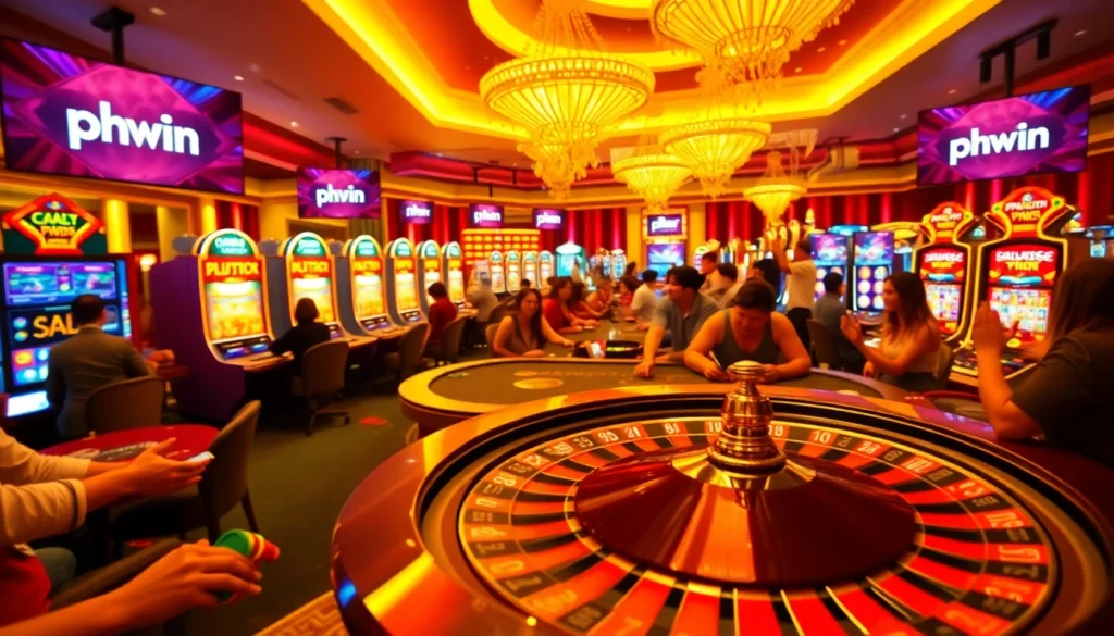 Experience the thrill of winning at phwin with vibrant casino games and lively players.