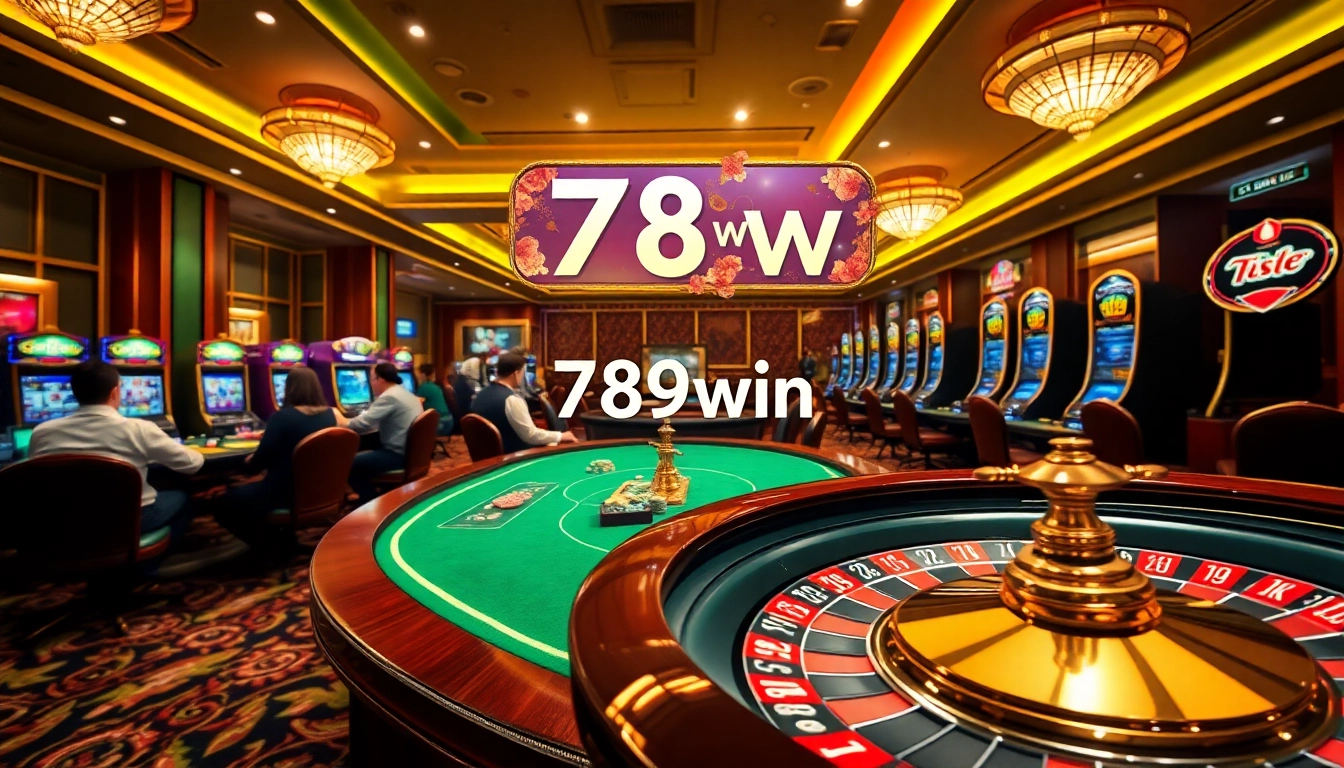 Experience the thrill of live gaming at 789win trang chủ chính thức with players engaged at a poker table.