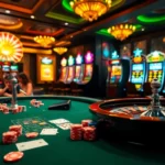 Experience the excitement of poker chips and roulette at https://ea77.lat/ in a vibrant casino setting.
